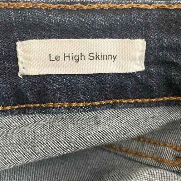 Frame Le High Slit Hem Skinny Jeans Wythe Size 27 - Picture 6 of 10
